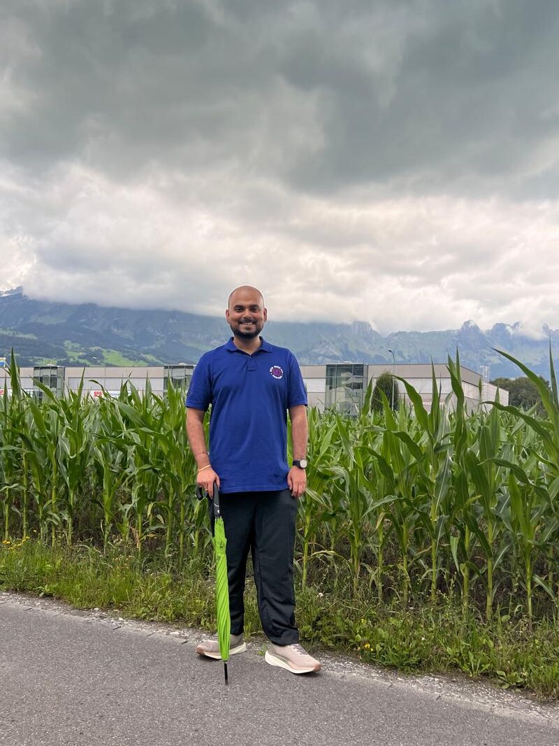 Me during a casual walk during the first week of my arrival to CH.